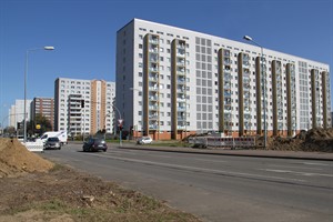 Die Kreuzung Rigaer Straße-Ostseeallee-Lichtenhäger Chaussee wird zum Kreisverkehr Die Kreuzung Rigaer Straße-Ostseeallee-Lichtenhäger Chaussee wird zum Kreisverkehr