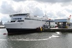 Neue Scandlines-Fähre „Berlin“ in Rostock getauft