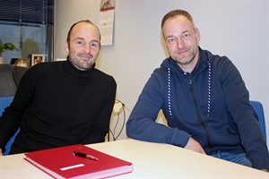 Hansa-Cheftrainer Christian Brand (l.) und Sportvorstand René Schneider (Foto: F.C. Hansa Rostock) Hansa-Cheftrainer Christian Brand (l.) und Sportvorstand René Schneider (Foto: F.C. Hansa Rostock)