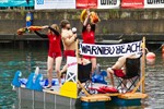 Waschzuberrennen 2017 auf dem Alten Strom in Warnemünde