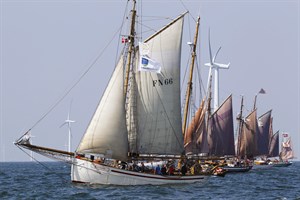 „Carmelan“ feiert Start-Ziel-Sieg bei 9. Haikutter-Regatta (Foto: Herbert Böhm)