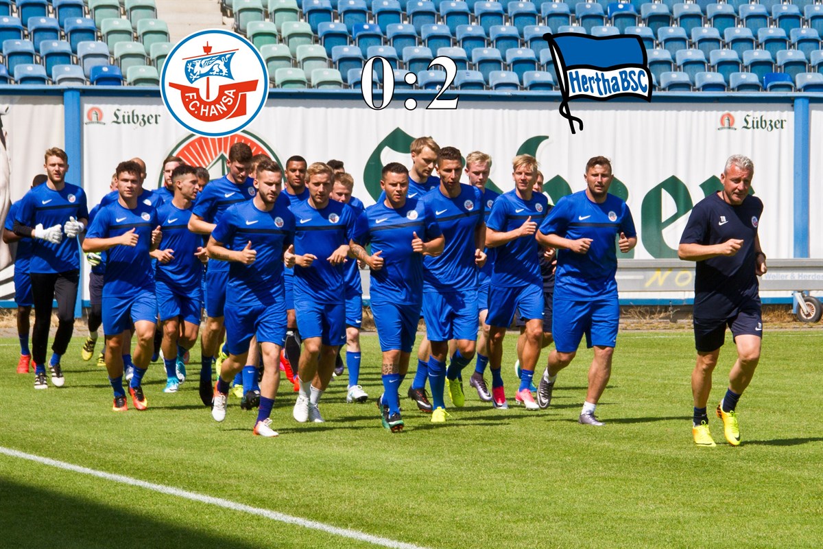 Hansa Rostock unterliegt Hertha BSC im DFB-Pokal | Rostock-Heute