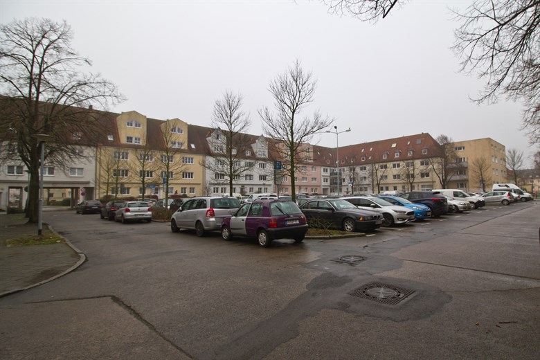 Ono-parkplätze am stadtparkplatz