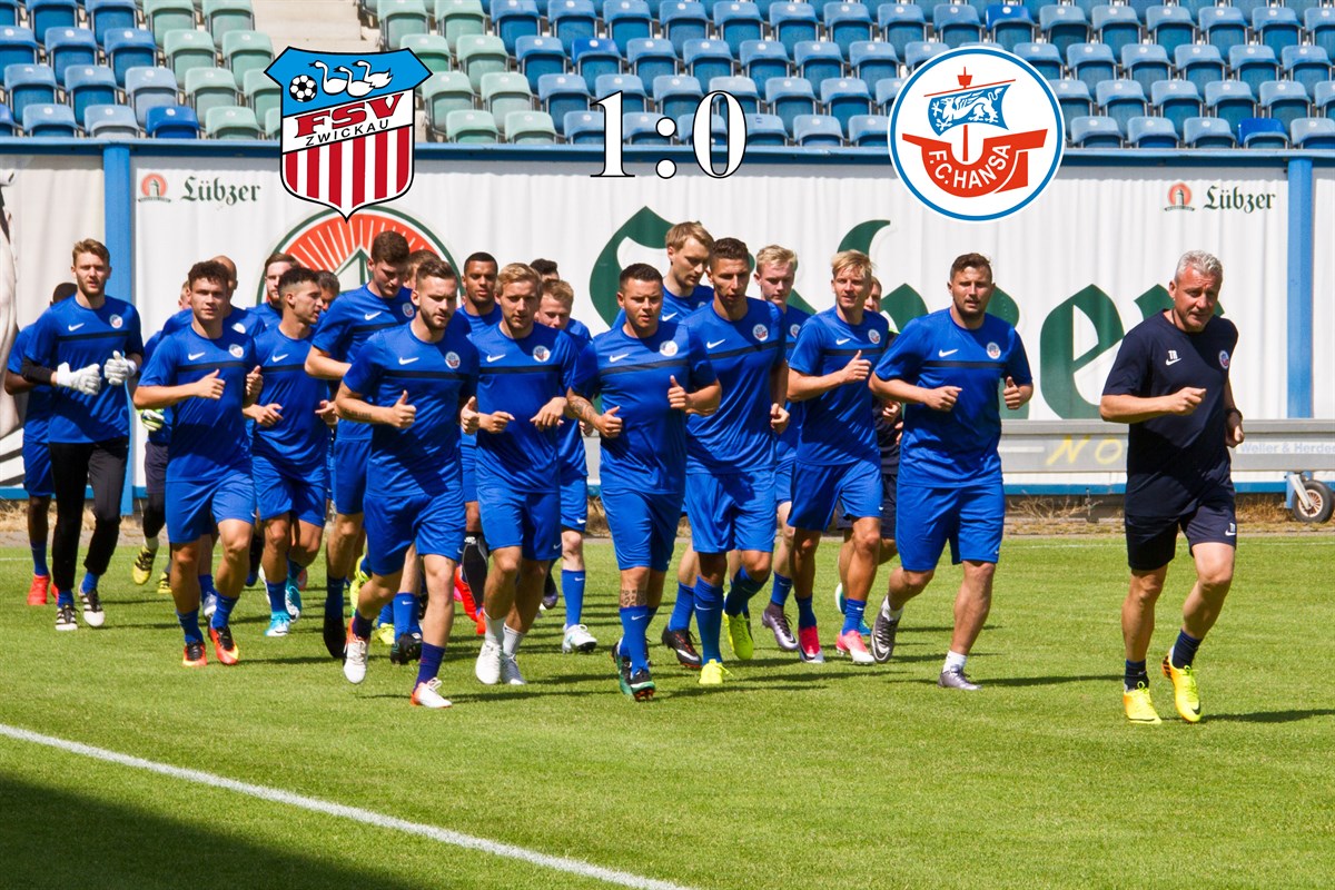 Hansa Rostock verliert in Zwickau mit 0:1 | Rostock-Heute