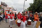 Die Sambapercussion-Band Movimento sorgte am Ende des Festumzugs noch einmal für ordentlich Stimmung