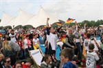 Public Viewing in Rostock zur Fußball-WM 2018