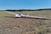 Segelflugzeug landet auf Acker nahe der A19