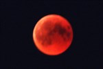 Blutmond - Mondfinsternis 2018 in Rostock