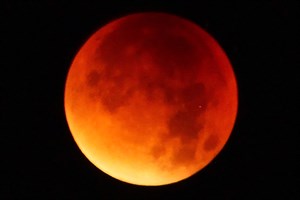 Mondfinsternis am 27. Juli 2018: Blutmond über Rostock (Foto: Archiv) Mondfinsternis am 27. Juli 2018: Blutmond über Rostock (Foto: Archiv)