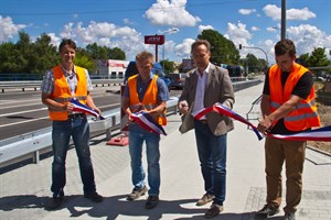 Verkehrsfreigabe nach Brückenerneuerung in der Tessiner Strasse Verkehrsfreigabe nach Brückenerneuerung in der Tessiner Strasse