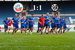 Hansa Rostock und der VfR Aalen trennen sich 1:1