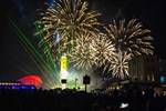 Feuerwerk beim Warnemünder Turmleuchten 2019