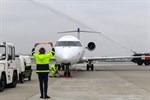 Lufthansa-Erstflug von Rostock nach München