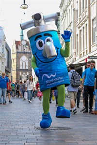 H2AJO, das neue Maskottchen von Nordwasser (Quelle: Nordwasser GmbH) H2AJO, das neue Maskottchen von Nordwasser (Quelle: Nordwasser GmbH)