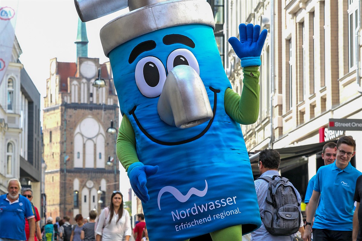 H2AJO NordwasserMaskottchen RostockHeute