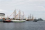 Segelschulschiff „Gloria“ bei der Hanse Sail 2019 in Rostock-Warnemünde