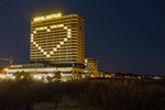 Hotel Neptun in Warnemünde zeigt Herz