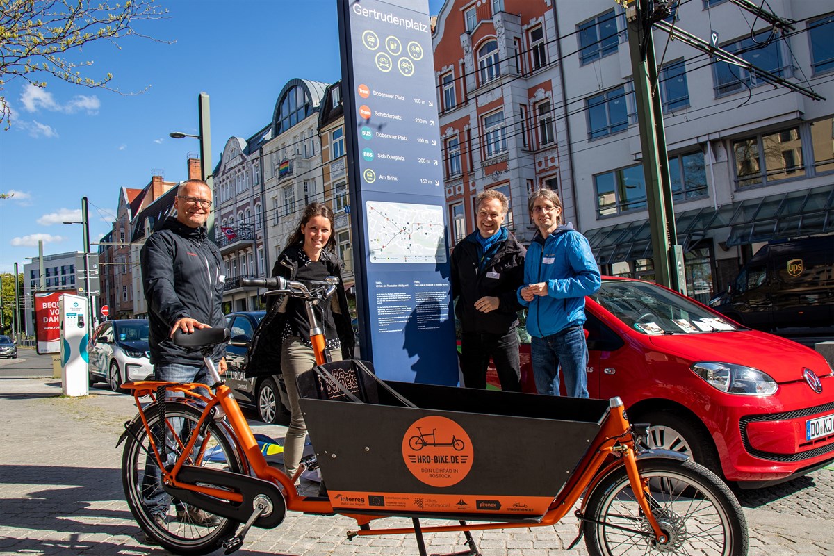 Carsharing und Lastenrad Mobilpunkte in der KTV RostockHeute