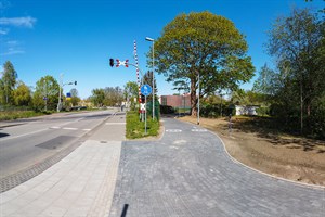 In der Satower Straße wurden 80 Meter des Gehweges neu gepflastert, um Fußgänger und Radfahrer sicher zu trennen.