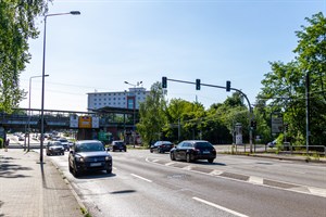 Bauarbeiten in der Lübecker Straße