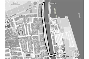 Maskenpflicht in Warnemünde (Quelle: Kataster-, Vermessungs- und Liegenschaftsamt) Maskenpflicht in Warnemünde (Quelle: Kataster-, Vermessungs- und Liegenschaftsamt)