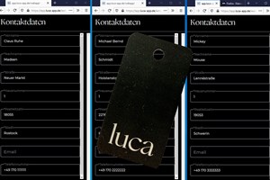 Claus Ruhe Madsen, Smudo oder doch Mickey Mouse? Eine Sicherheitslücke in der Luca-App erlaubt die Registrierung ungeprüfter Telefonnummern Claus Ruhe Madsen, Smudo oder doch Mickey Mouse? Eine Sicherheitslücke in der Luca-App erlaubt die Registrierung ungeprüfter Telefonnummern