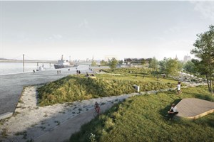 So könnte der Stadthafen Rostock aussehen (Entwurf: A24 Landschaft) So könnte der Stadthafen Rostock aussehen (Entwurf: A24 Landschaft)