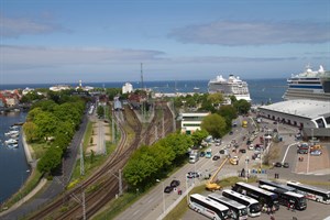 Mittelmole Warnemünde - Prüfwerkstatt am 9. Oktober 2021 (Foto: Archiv)