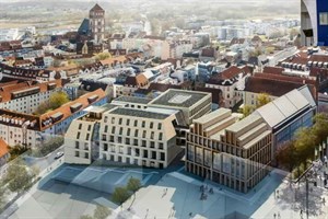 Rathausanbau Rostock – das 50-Millionen-Euro-Projekt kommt voran (Visualisierung: MHB Architekten + Ingenieure)