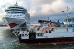 AIDAdiva eröffnet Kreuzfahrtsaison 2022 in Warnemünde