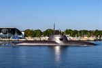 Marine-U-Boot U33 in Warnemünde zu Gast