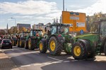 Protest der Landwirte – Verkehrsbehinderungen in Rostock