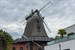 Flügel an historischer Windmühle in Warnemünde abgebrochen