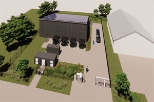 Neubau für städtisches Rechenzentrum (Bildrechte: Amt für Digitalisierung und IT) Neubau für städtisches Rechenzentrum (Bildrechte: Amt für Digitalisierung und IT)