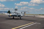 Flugzeug überprüft Fernwärmenetze in und um Rostock