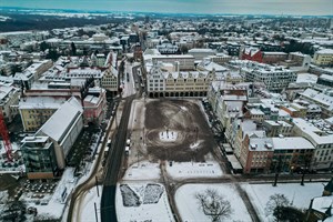 Der Neue Markt in Rostock soll begrünt werden (Foto: Josefine Rosse) Der Neue Markt in Rostock soll begrünt werden (Foto: Josefine Rosse)